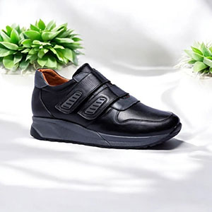 کفش اسپورت تمام چرم طبیعی مدل ایلیکا