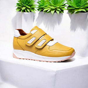 کفش اسپورت تمام چرم طبیعی مدل ایلیکا