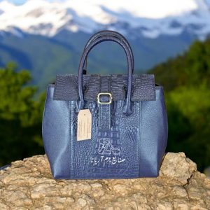 کیف دستی  مجلسی تمام چرم طبیعی مدل زیبا